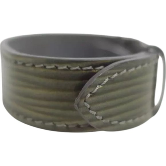 764219BC (S2) Louis Vuitton Bracelet Green Epi Leather - Picture 3 of 9
